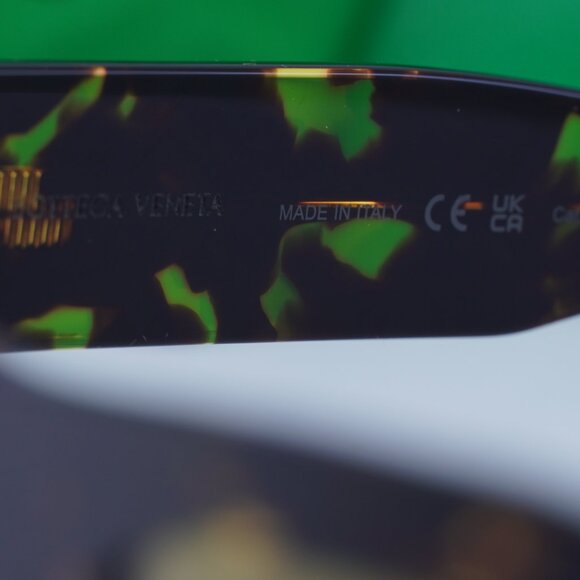 Bottega Veneta BV1357S 003 Square Sunglasses - Havana/Nicotine - Picture 6 of 9